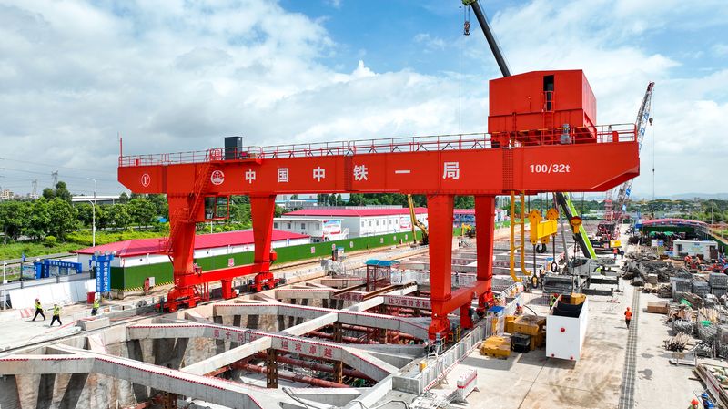 河南礦山攜手中鐵一局，助力粵港澳大灣區(qū)建設